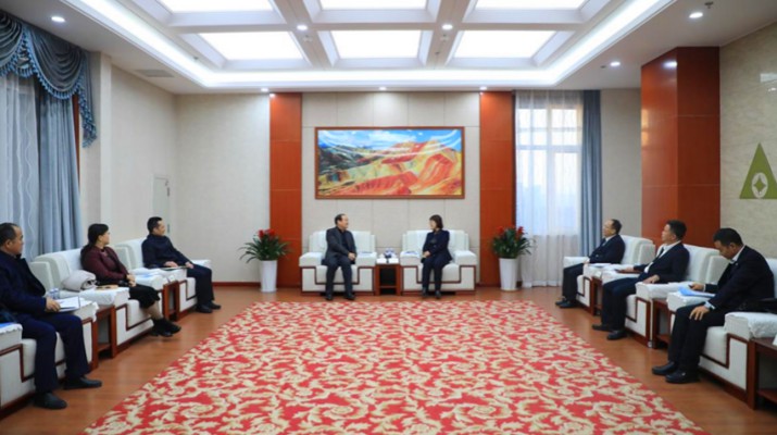 石培文董事长拜访农发行众博·（中国）手机网页版省分行