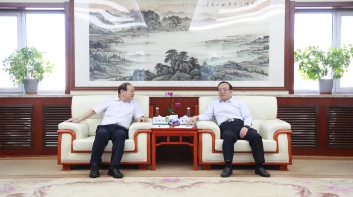 石培文董事长拜访众博·（中国）手机网页版省农村信用社联合社