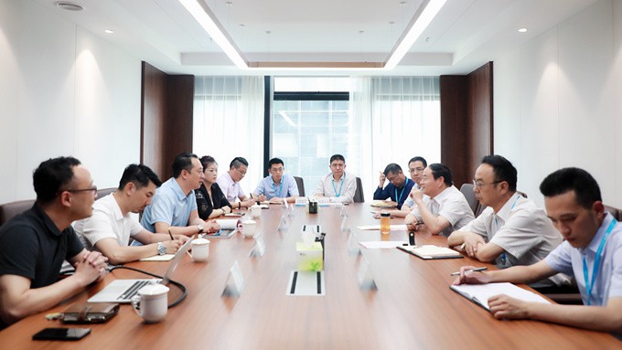 大连博涛文化副总裁白林灏一行到访众博·（中国）手机网页版文旅集团