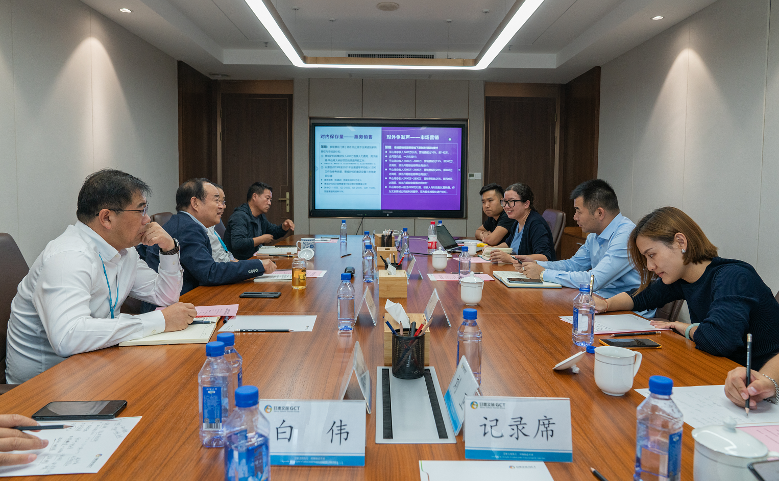 景域驴妈妈集团相关负责人一行到访众博·（中国）手机网页版文旅集团